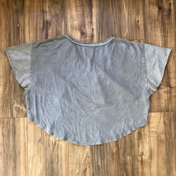 NWT - We The Free Girl Talk Tee In Gray XS - Picture 5 of 9